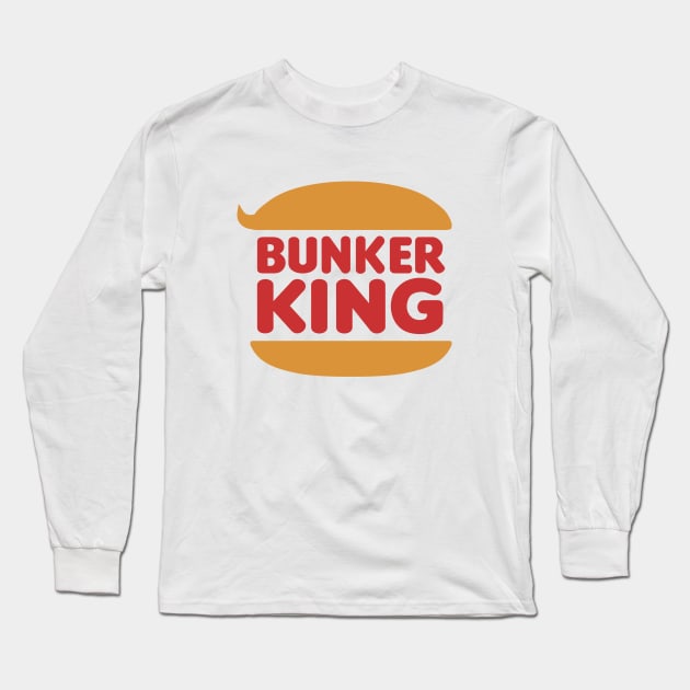 Bunker King Long Sleeve T-Shirt by AngryMongoAff